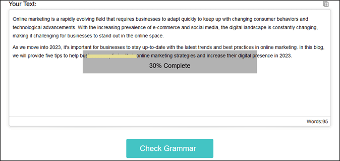 Check Grammar with Editpad